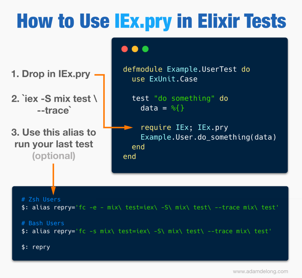 Elixir Tutorial - IEx Pry Test